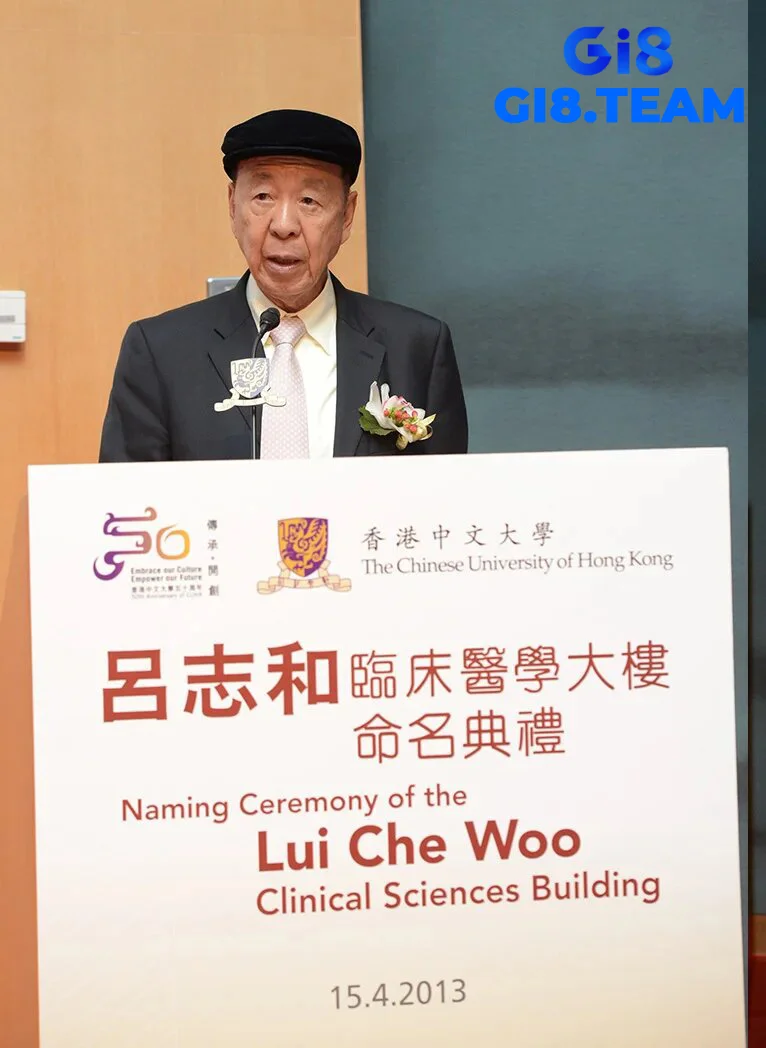 Lui Che Woo quyên góp cho đại học Hồng Kông